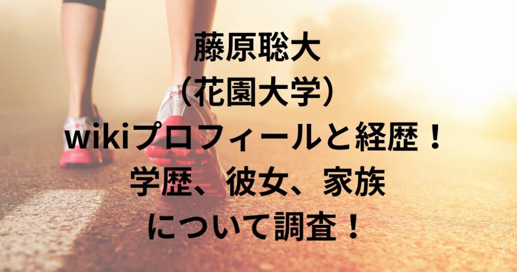 藤原聡大（花園大学）